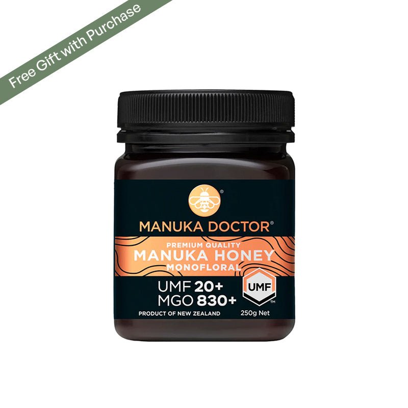 New Zealand Manuka Honey Monofloral UMF+20 - 250g + Free Gift - Waha Lifestyle