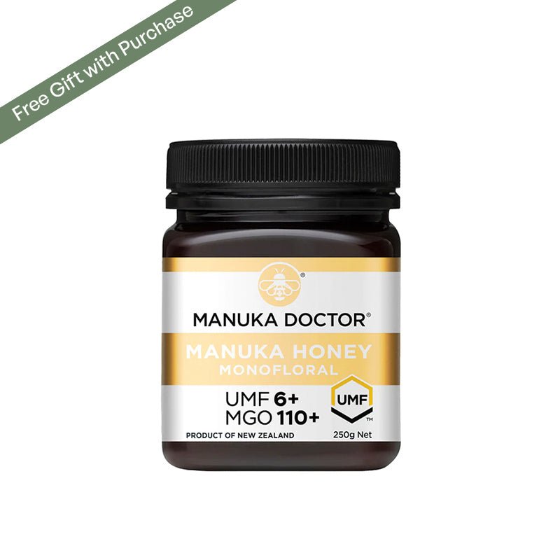 New Zealand Manuka Honey Monofloral UMF+6 - 250g + Free Gift - Waha Lifestyle