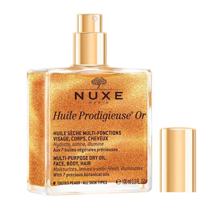 Nuxe Huile Prodigieuse Gold Shimmering Multipurpose Dry Oil - 100ml - Waha Lifestyle