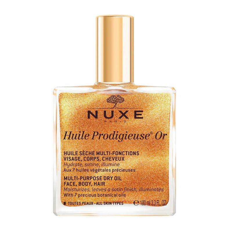 Nuxe Huile Prodigieuse Gold Shimmering Multipurpose Dry Oil - 100ml - Waha Lifestyle