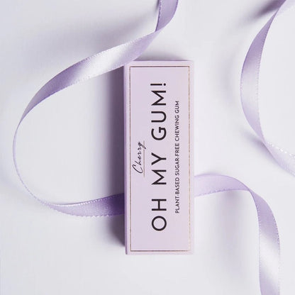 Cherry Plant-Based Sugar-free Chewing Gum - 10pcs