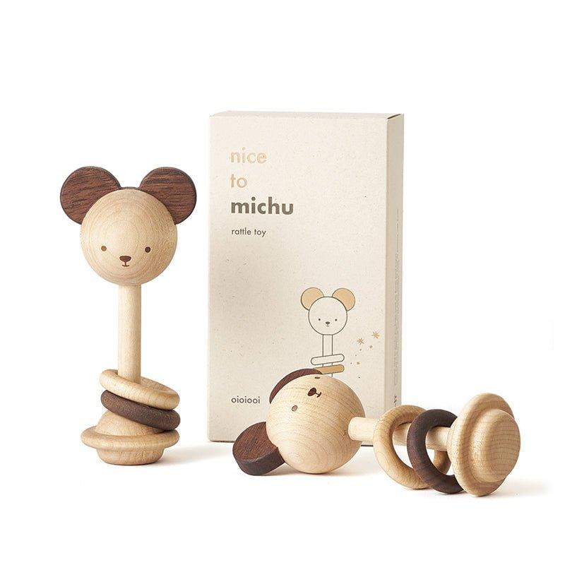 Oioiooi Nice to Michu Baby Rattle Toy - Waha Lifestyle