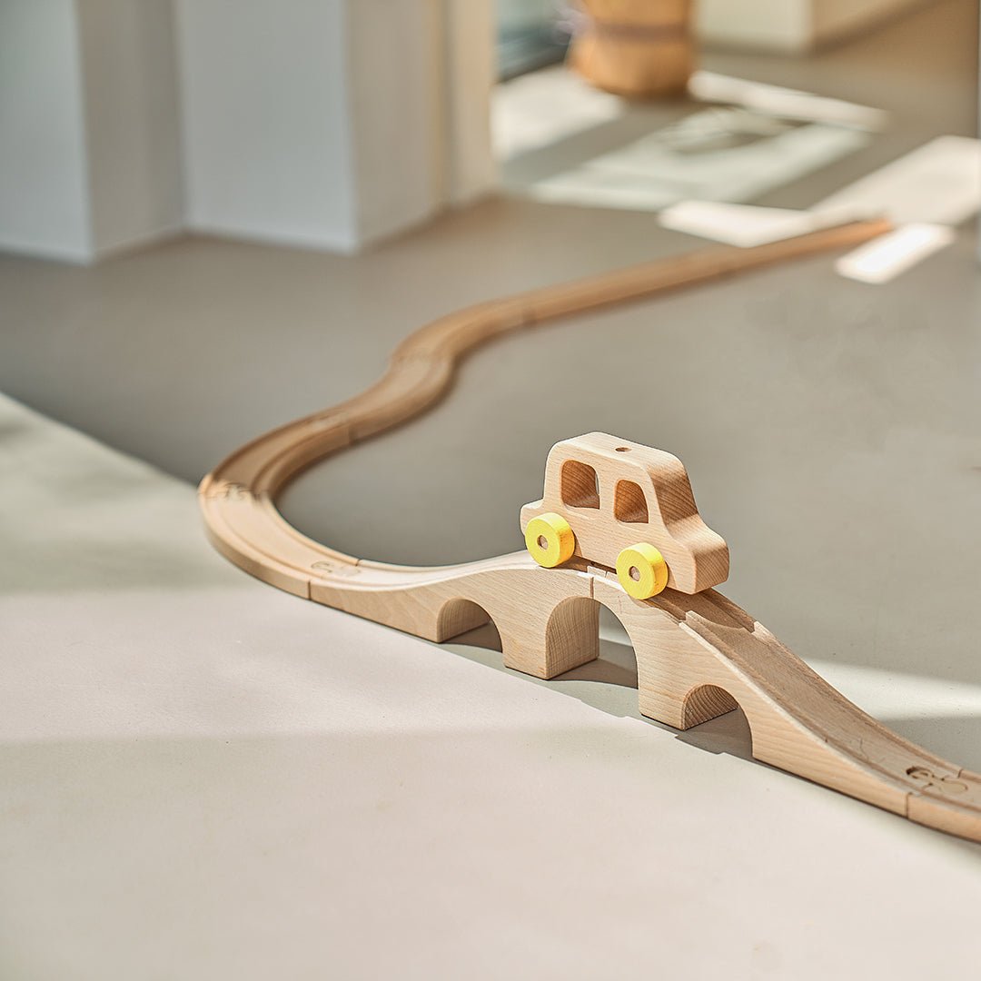 OIOIOOI My Little Wooden Toy Car for Emotional Learning in Kuwait - Waha Lifestyle
