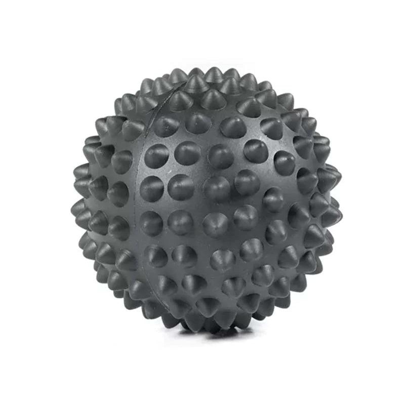 Olive Fitness Spiky Massage Ball For Stress &amp; Body Pain - Black - Waha Lifestyle