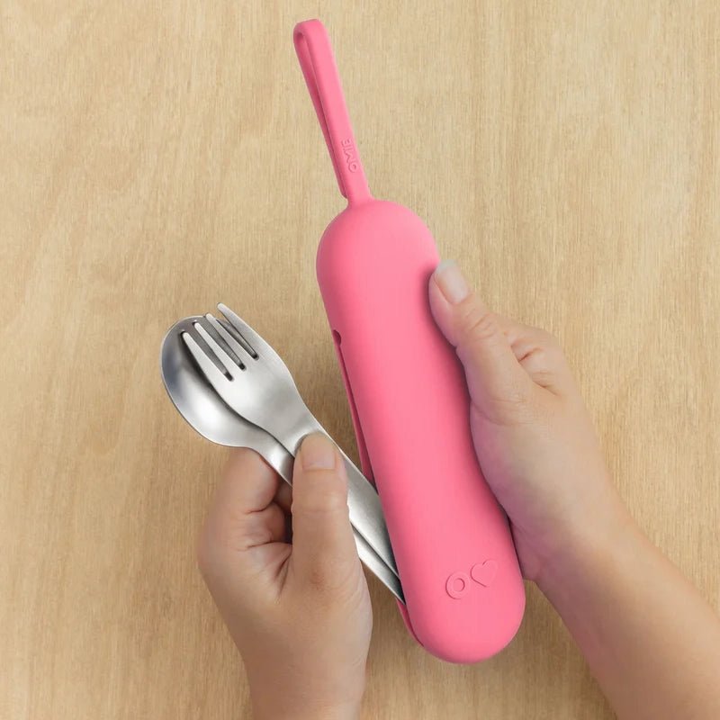 OmieBox UP Pod &amp; Utensil Set - 3pcs
