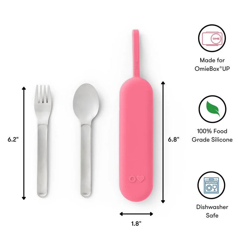 OmieBox UP Pod &amp; Utensil Set - 3pcs