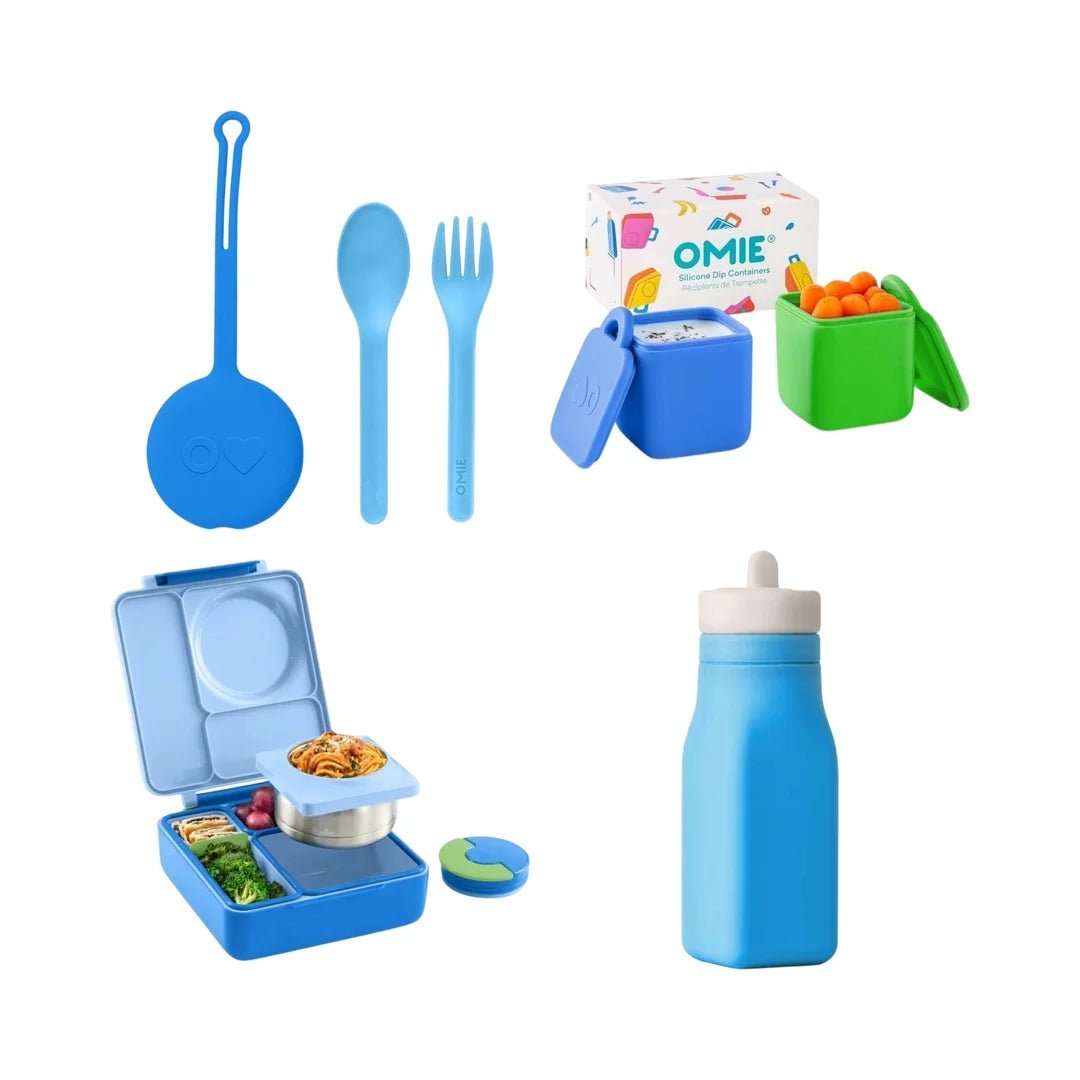 OMIE LIFE OmieLife All-in-One Kids Lunch Bundle Set – 4pcs in Kuwait - Waha Lifestyle