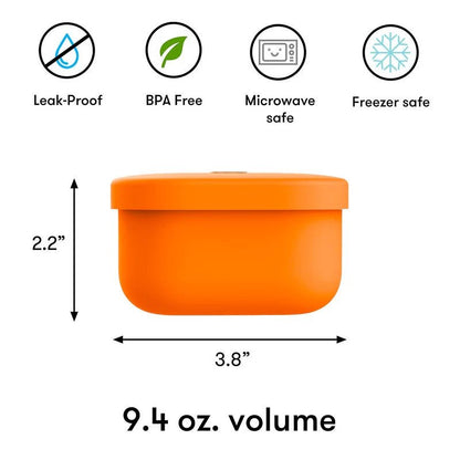 OmieSnack Kids Silicone Snack Container for Lunch Boxes