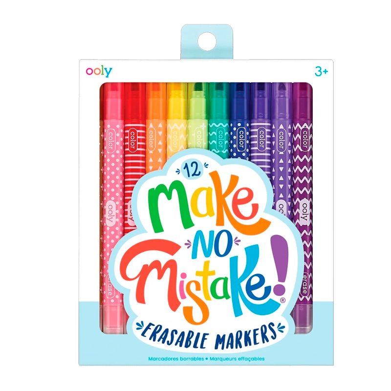 Make No Mistake! Erasable Markers For Kids - Set of 12