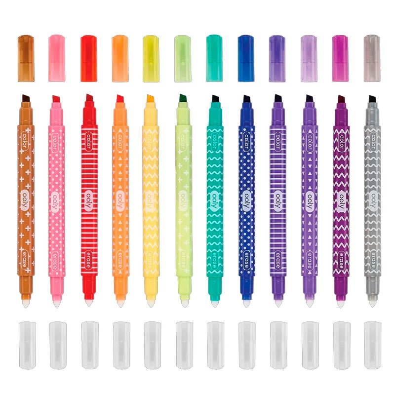 Make No Mistake! Erasable Markers For Kids - Set of 12