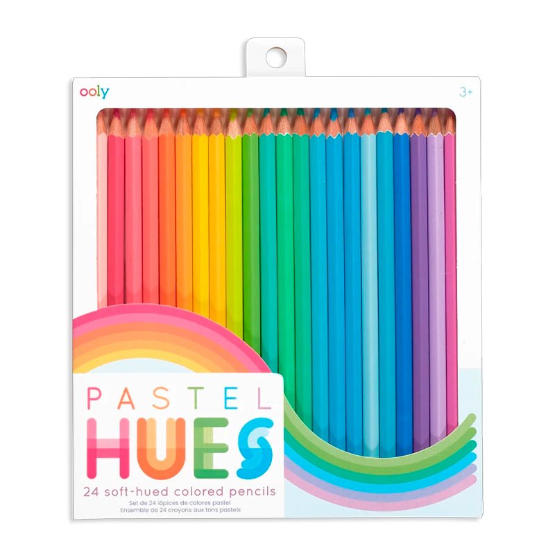 Pastel Hues Colored Pencils For Kids - 24pcs