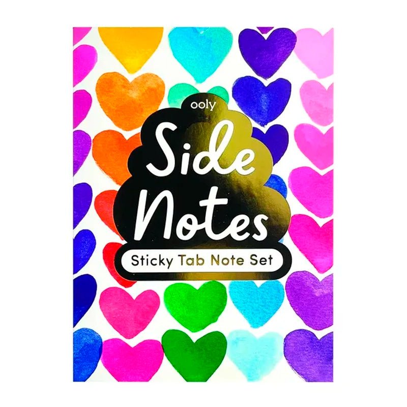 Side Notes Sticky Tab Note Pad Set