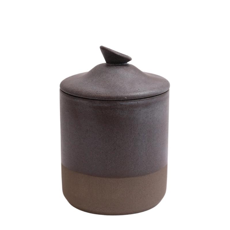 Opia Hand - glazed Ceramic Canister - Waha Lifestyle