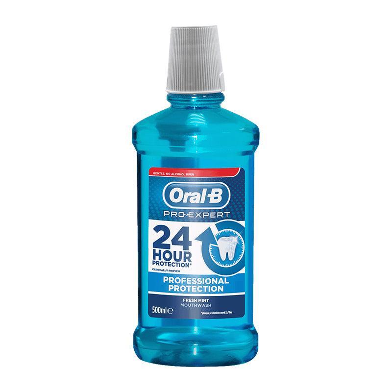 Oral B 24 hour Professional Protection Mouthwash Mint Flavor - 250ml - Waha Lifestyle