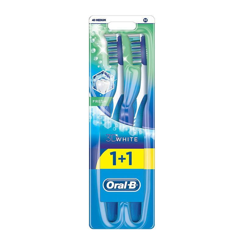 Oral B 3D White 1+1 Toothbrush - Waha Lifestyle