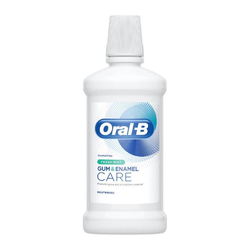 Oral B Gum &amp; Enamel Care Mouthwash Fresh Mint Flavor - 500ml - Waha Lifestyle