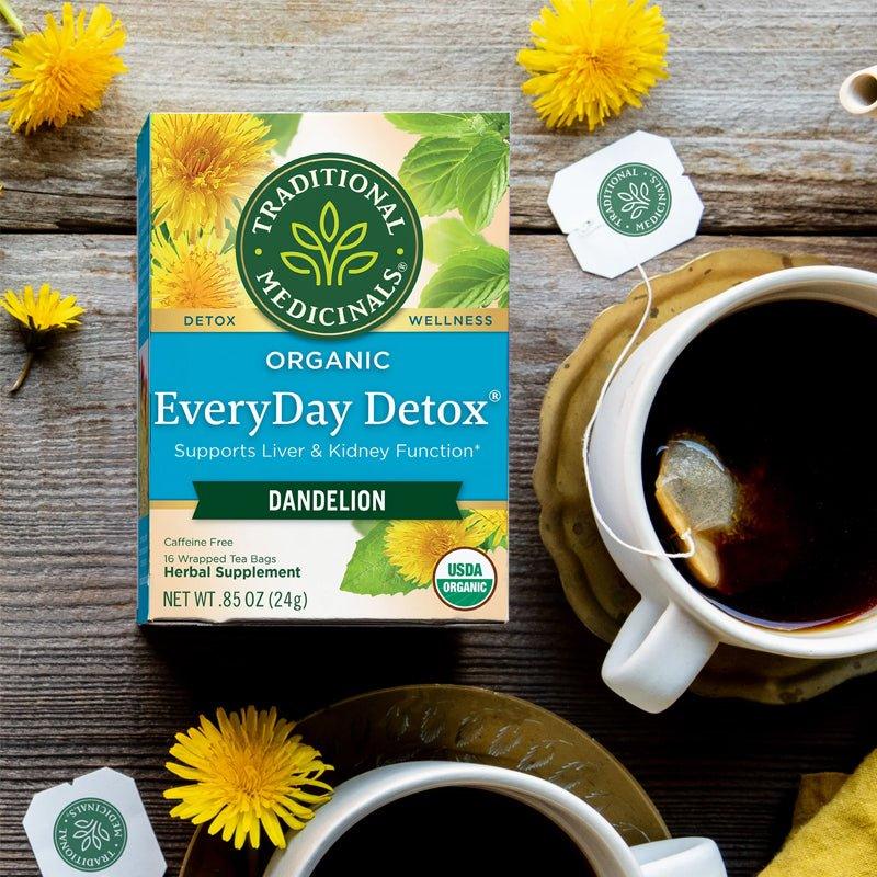 Organic EveryDay Detox Dandelion Tea - 16Bags - Waha Lifestyle