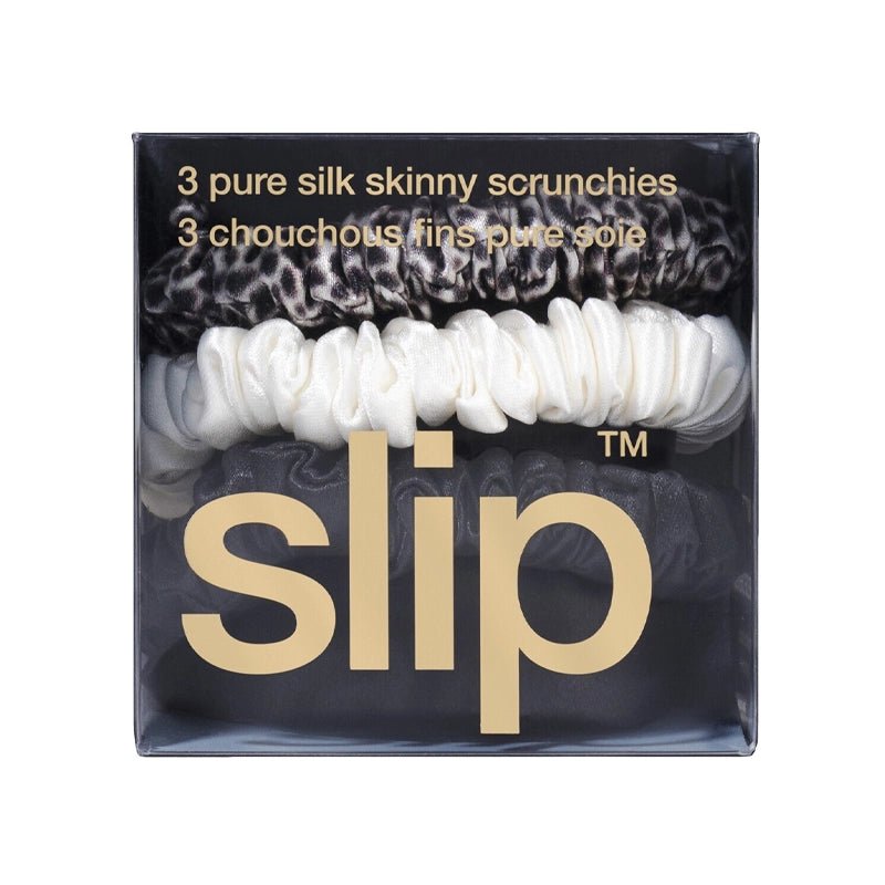 Original Pure Silk Skinny Scrunchies Set - 3pcs - Waha Lifestyle