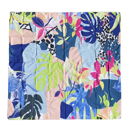 Oversized Water - Resistant Picnic Mat - Tiger Lily Print - Waha Lifestyle