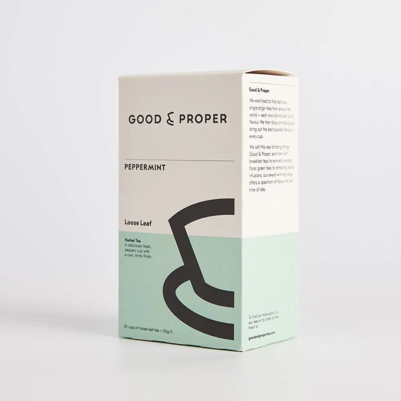 GOOD &amp; PROPER TEA Peppermint Loose Leaf Herbal Tea - 30g - Waha Lifestyle