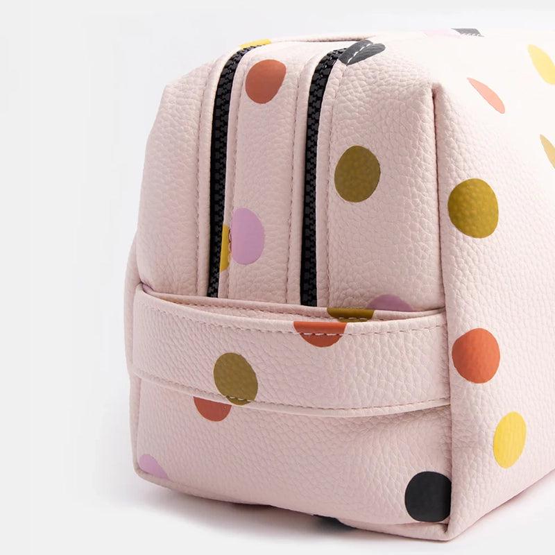 Pink Dotty Large Travel Wash Bag - Waha Lifestyle