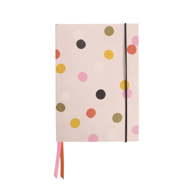 Pink Dotty Soft Cover Notebook - A5 - Waha Lifestyle