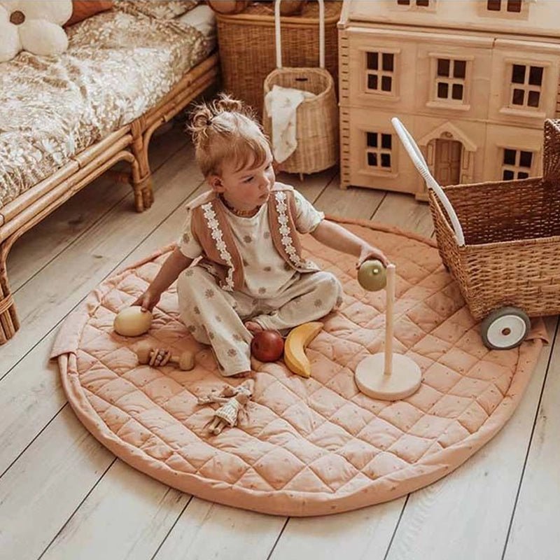 Organic 3-in-1 Soft Baby Mat &amp; Storage Bag