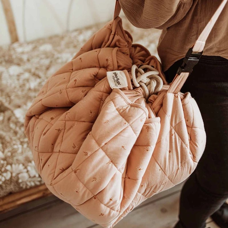 Organic 3-in-1 Soft Baby Mat &amp; Storage Bag