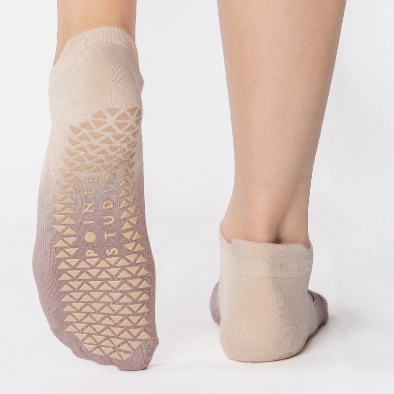 Nina Grip Socks for Pilates &amp; Yoga - Cappuccino
