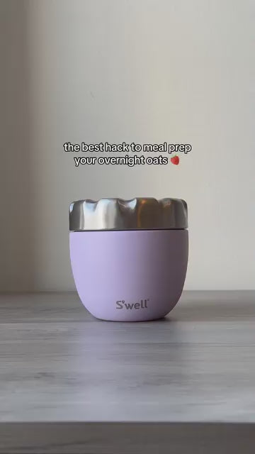 2-in-1 Leak-Proof &amp; Stainless Steel Food Bowl - 636ml