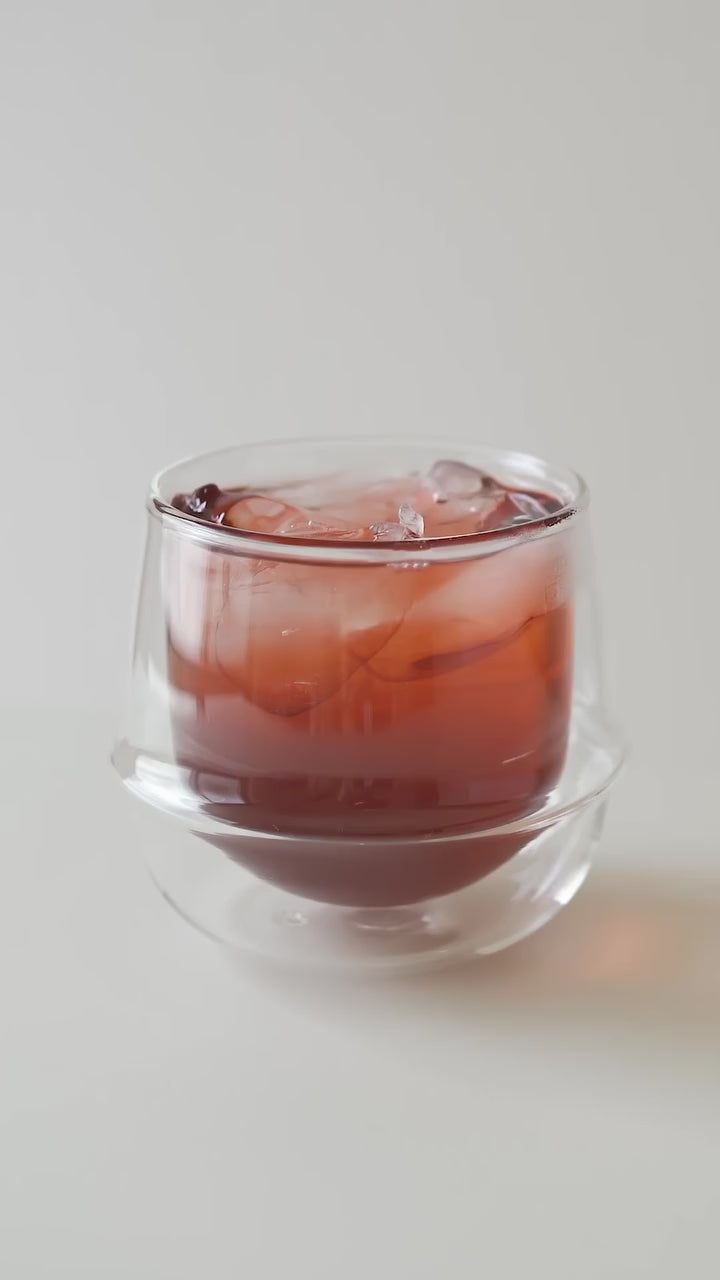 Kronos Double Wall Heat Resistant Glass Espresso Cup - 80ml