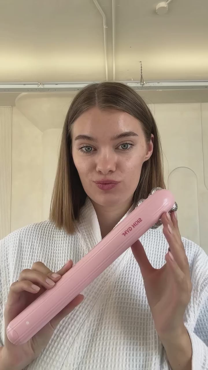 SculptFit 3D EMS Technology Facial Roller for Depuffing &amp; Sculpting