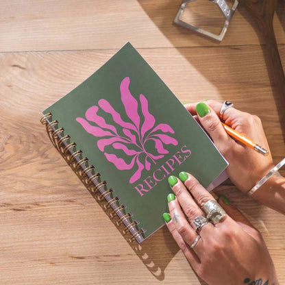 Recipe Book Journal with Spiral Bound - A5 - Waha Lifestyle