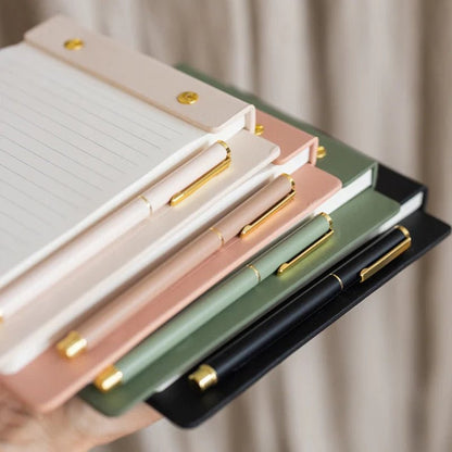 Refillable Notepad Case with Matching Pen - Waha Lifestyle