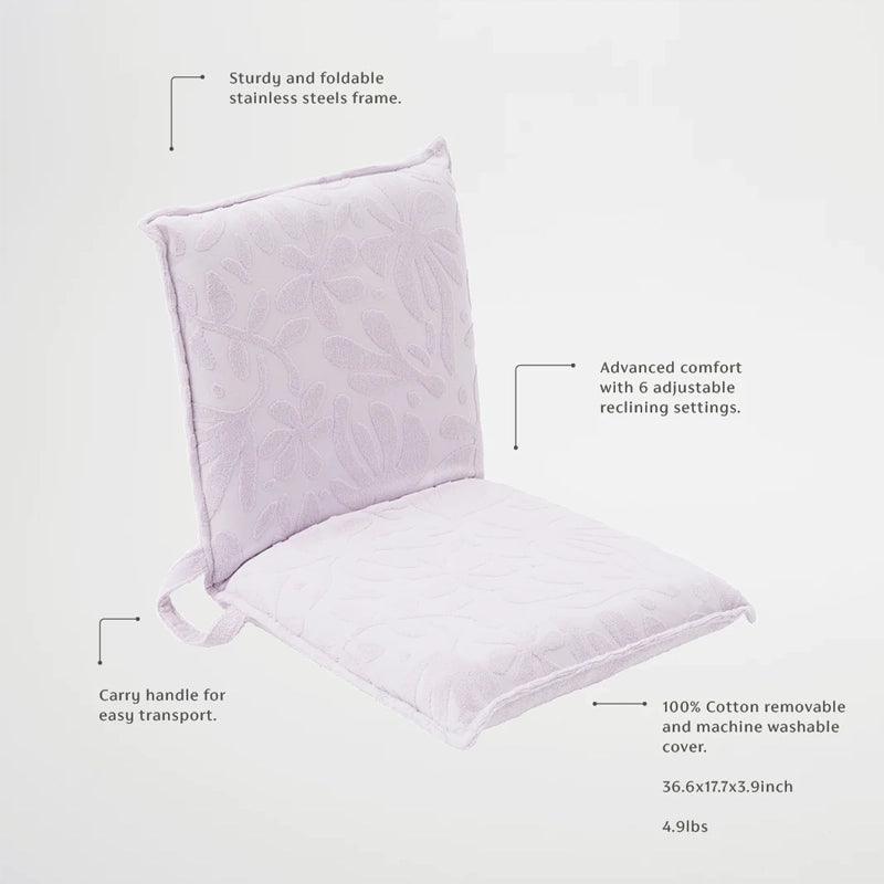 Rio Sun Luxe Folding Seat - Pastel Lilac - Waha Lifestyle