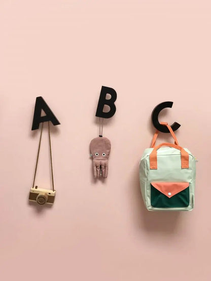 ROCK &amp; PEBBLE ABC Alphabet Soup Wall Hooks - 3pcs in Kuwait - Waha Lifestyle