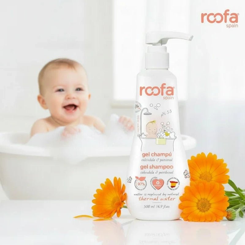 Baby Gel Shampoo with Calendula &amp; Panthenol for Sensitive Skin – 500ml