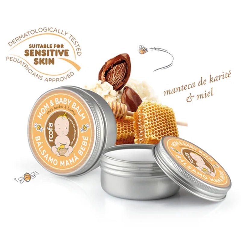 Mom &amp; Baby Balm with Shea Butter &amp; Honey for Sensitive Skin - 50g