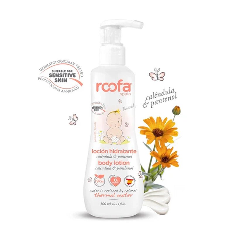 Natural Calendula Gentle Moisturizing Baby Lotion for Sensitive &amp; Dry Skin - 300ml