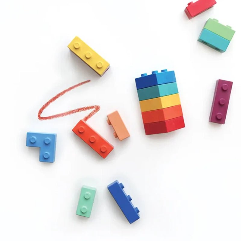 Seasons Lego Block - shaped Pocket Crayons - 23pcs - Waha Lifestyle