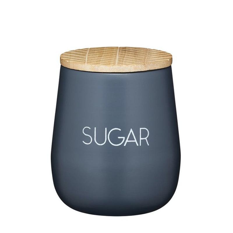 Serenity Metal Sugar Canister - Grey - Waha Lifestyle