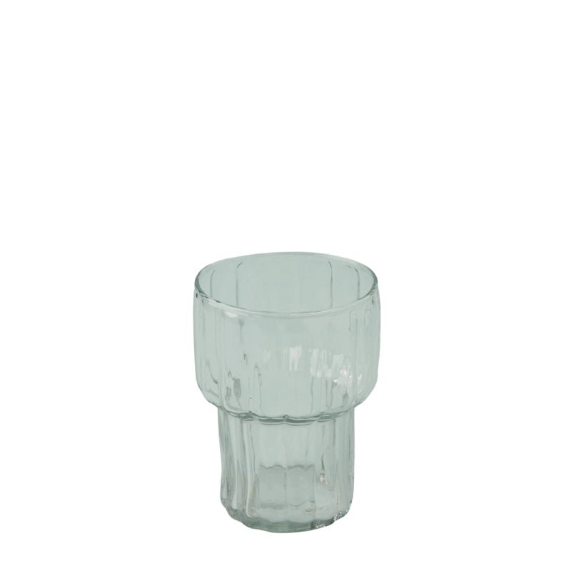 Shae Handmade Pressed Glass Tumbler - Waha Lifestyle