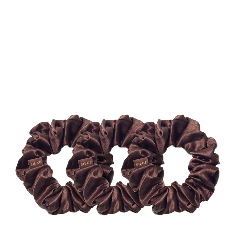 Large Silk Hair Scrunchies - 3pcs