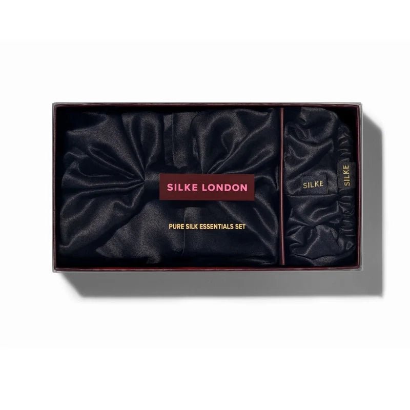 Silk Bonnet, Scrunchie &amp; Hair Tie Gift Set