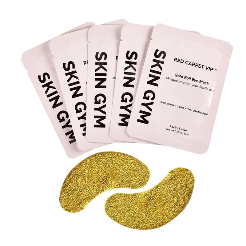 SKIN GYM Gold Foil Eye Mask with Hyaluronic Acid - 5pairs in Kuwait - Waha Lifestyle