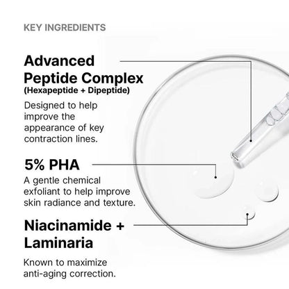 P-TIOX Peptide Anti-Wrinkle Serum for Expression Lines &amp; Glow - 30ml