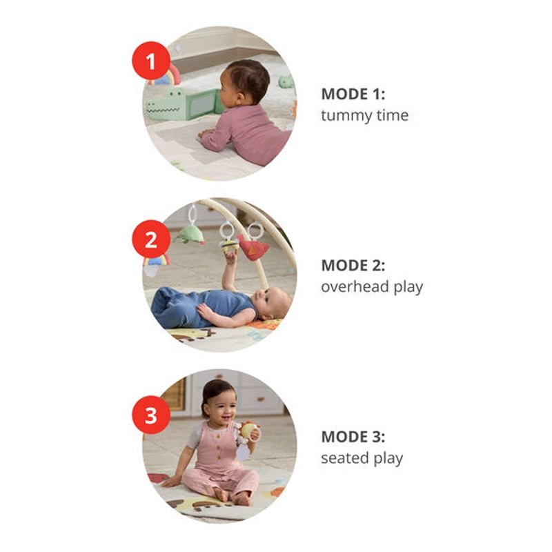 Geometric Wonders Baby Play Gym for Early Learning