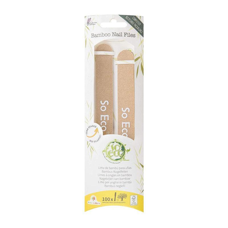 So Eco Bamboo Nail Files Set of 2 - Waha Lifestyle