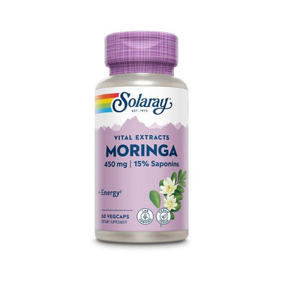 Solaray Moringa Leaf Extract 450mg - 60 Capsules - Waha Lifestyle