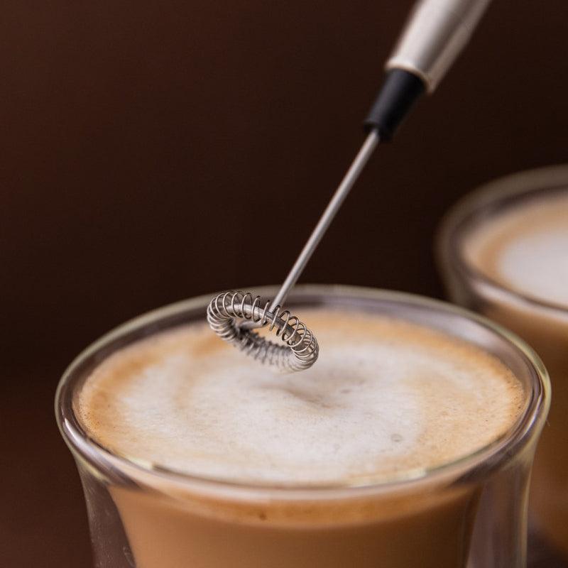 Stainless Steel Battery - Powered Milk Frother - Waha Lifestyle